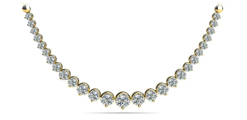 Strand Of Diamonds With Shiny Diamond Links  with 2.06 ct.(finished) - Image 2