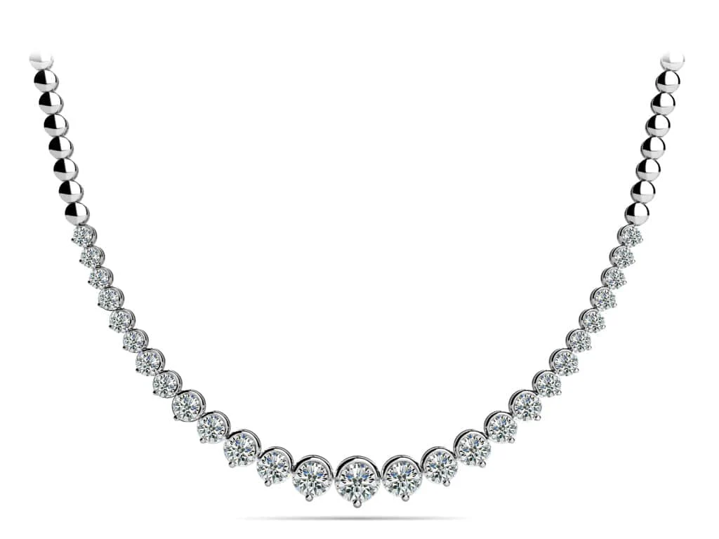 Strand Of Diamonds With Shiny Diamond Links with 4.02 ct.(finished) - Image 3
