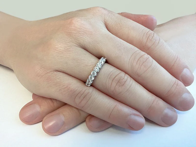 Sunbeam Diamond Anniversary Diamond Ring with 2.70 ct.(finished) 1.8mm, 4.25mm - Image 3