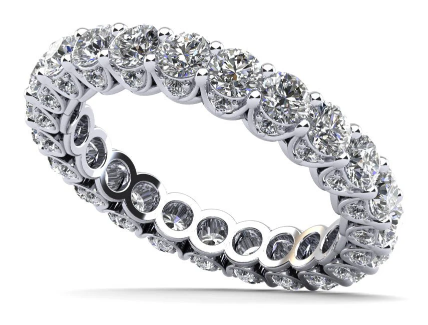 Sunbeam Diamond Eternity Lab-Grown Diamond Ring with 2.16 ct.(finished) 1.3mm, 2.5mm