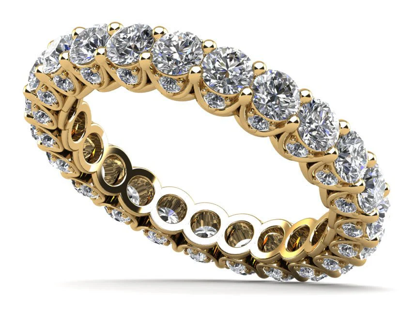 Sunbeam Diamond Eternity Lab-Grown Diamond Ring with 3.11 ct.(finished) 1.5mm, 3mm - Image 2