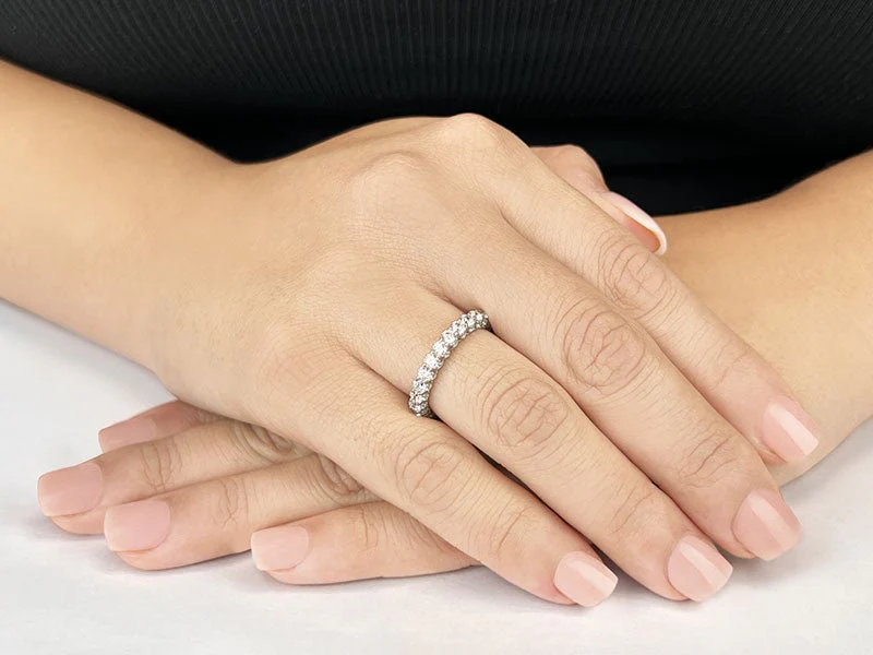 Sunbeam Diamond Eternity Lab-Grown Diamond Ring with 3.11 ct.(finished) 1.5mm, 3mm - Image 3