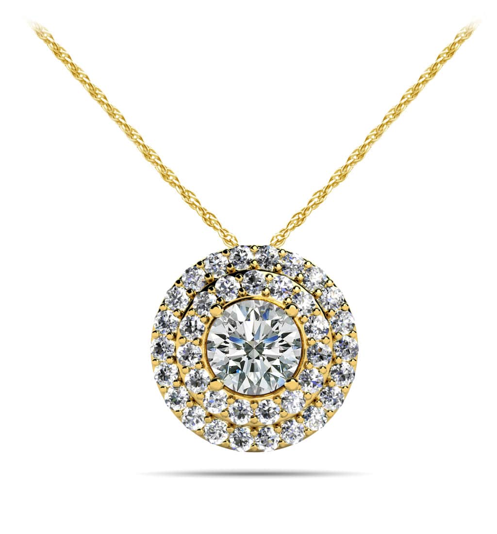 Surrounded By Sparkle Lab-Grown Diamond Pendant with 0.26 ct. (0.11 ct. center diamond) - Image 2