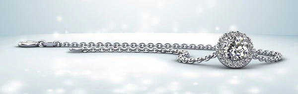 Surrounded With Love Diamond Pendant with 0.49 ct. (0.41 ct. center diamond) - Image 4