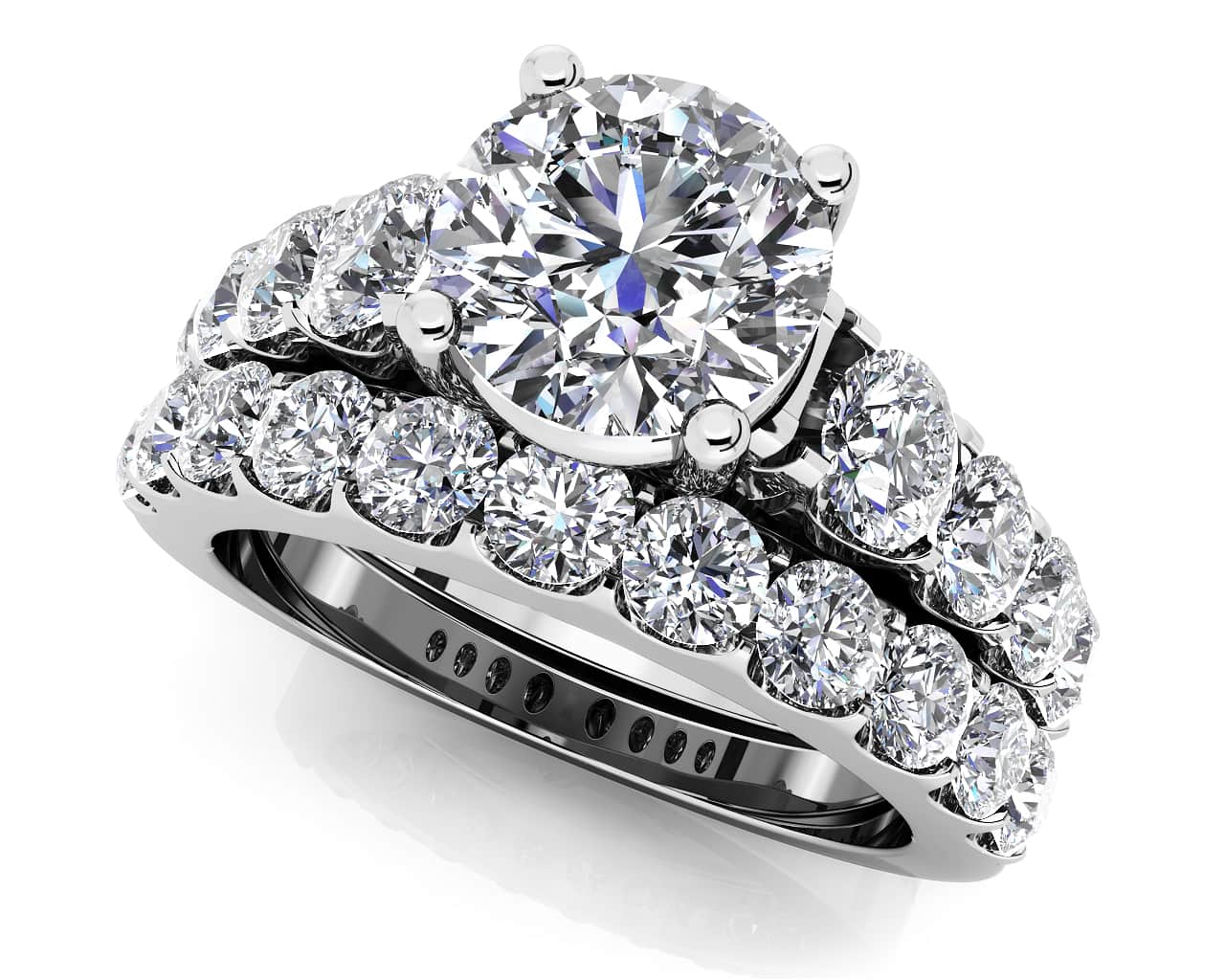 Sweet Dream Lab-Grown Diamond Bridal Set with 2.92 ct. (1.50 ct. center diamond)