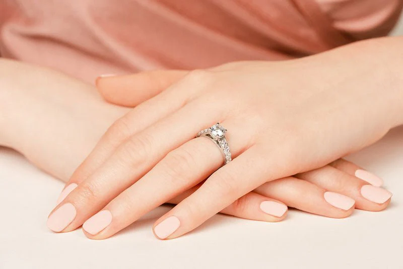 Sweet Dream Diamond Engagement Ring with 1.26 ct. (0.50 ct. center diamond) - Image 5