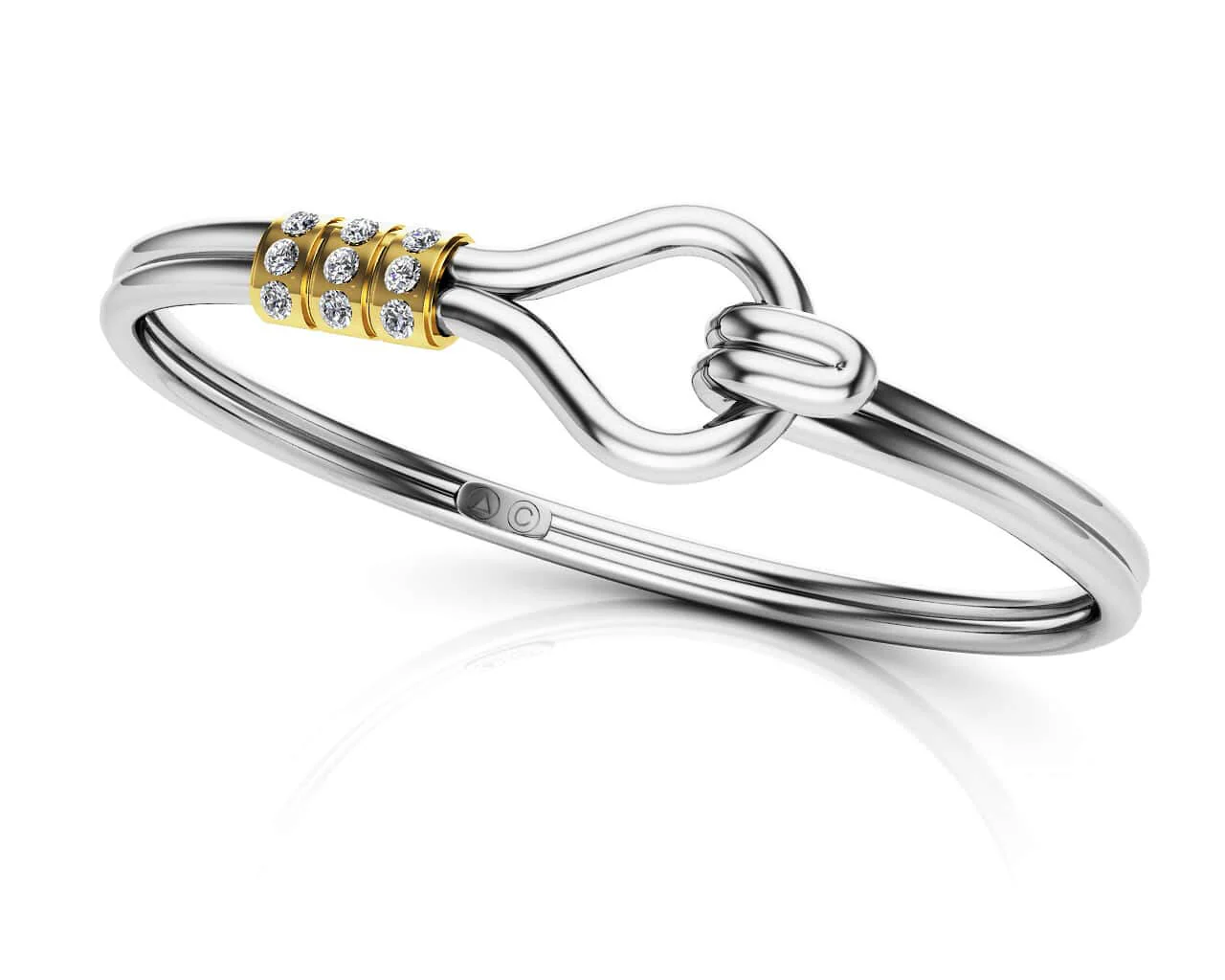 The Milestone Unity Lab-Grown Diamond Bracelet with 0.14 ct.(finished) 1.5mm