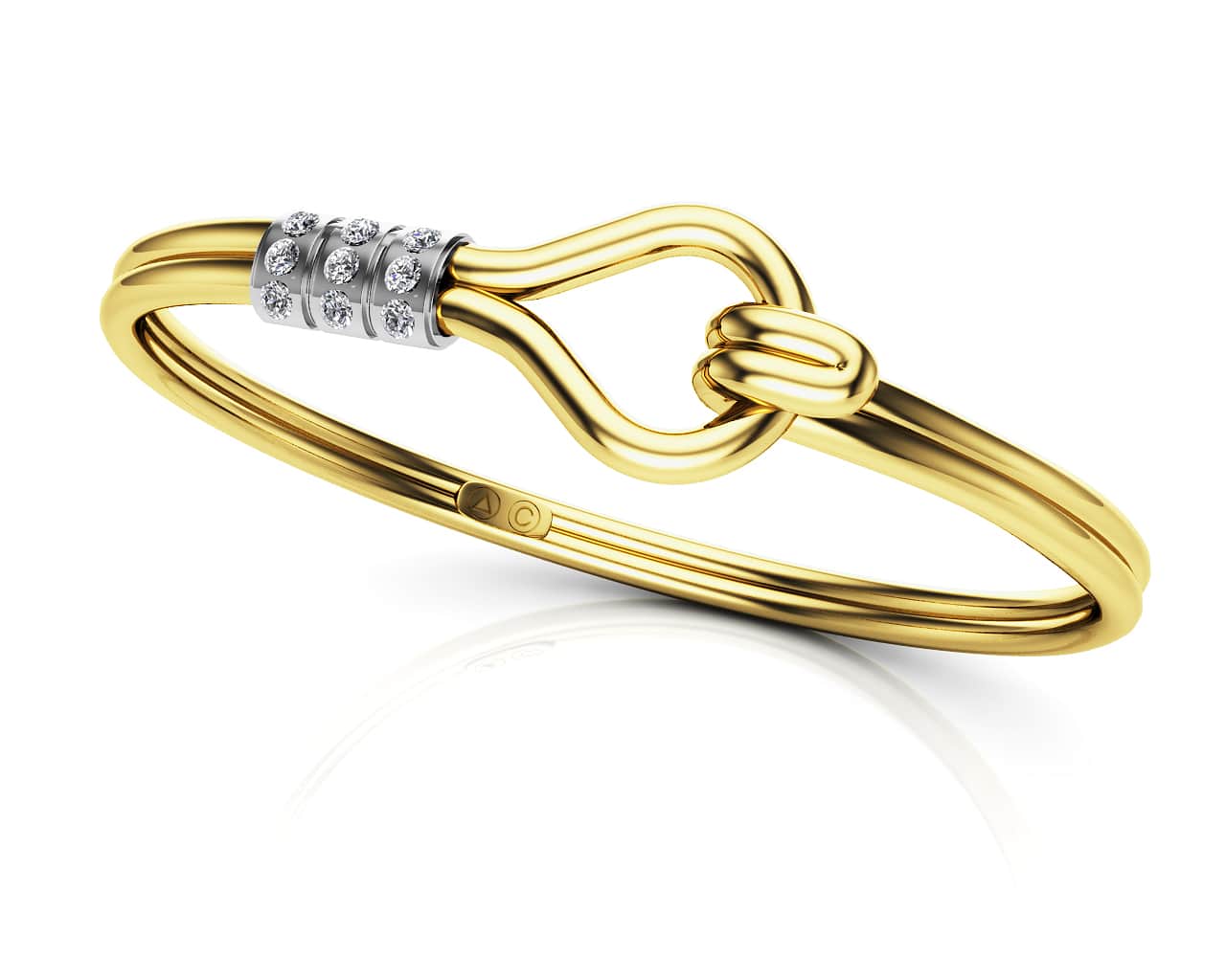 The Milestone Unity Lab-Grown Diamond Bracelet with 0.14 ct.(finished) 1.5mm - Image 2