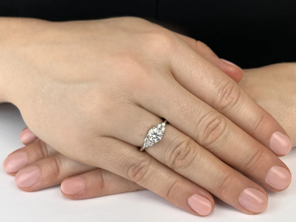 Tie The Knot Diamond Engagement Ring with 0.71 ct. (0.50 ct. center diamond) - Image 3