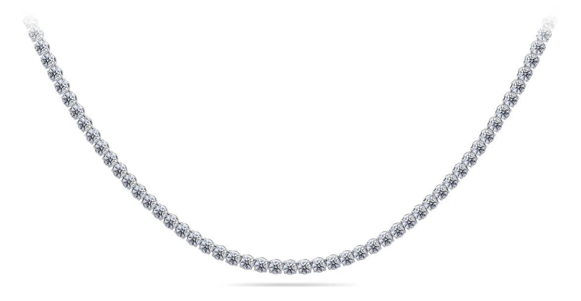 Timeless Dreams Riviera Diamond Necklace with 14.04 ct.(finished) 3.2mm