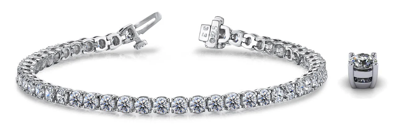 Timeless Dreams Diamond Tennis Bracelet with 15.20 ct.(finished) 4.7mm - Image 5