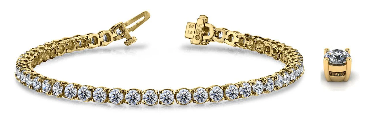 Timeless Dreams Diamond Tennis Bracelet with 4.43 ct.(finished) 2.7mm - Image 6