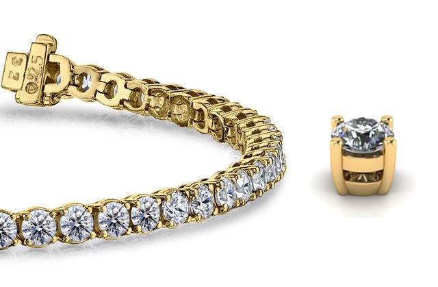 Timeless Dreams Diamond Tennis Bracelet with 5.67 ct.(finished) 3mm - Image 2