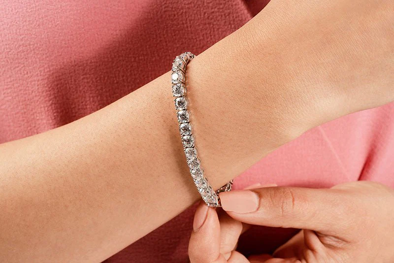 Timeless Dreams Lab-Grown Diamond Tennis Bracelet with 15.20 ct.(finished) 4.7mm - Image 4