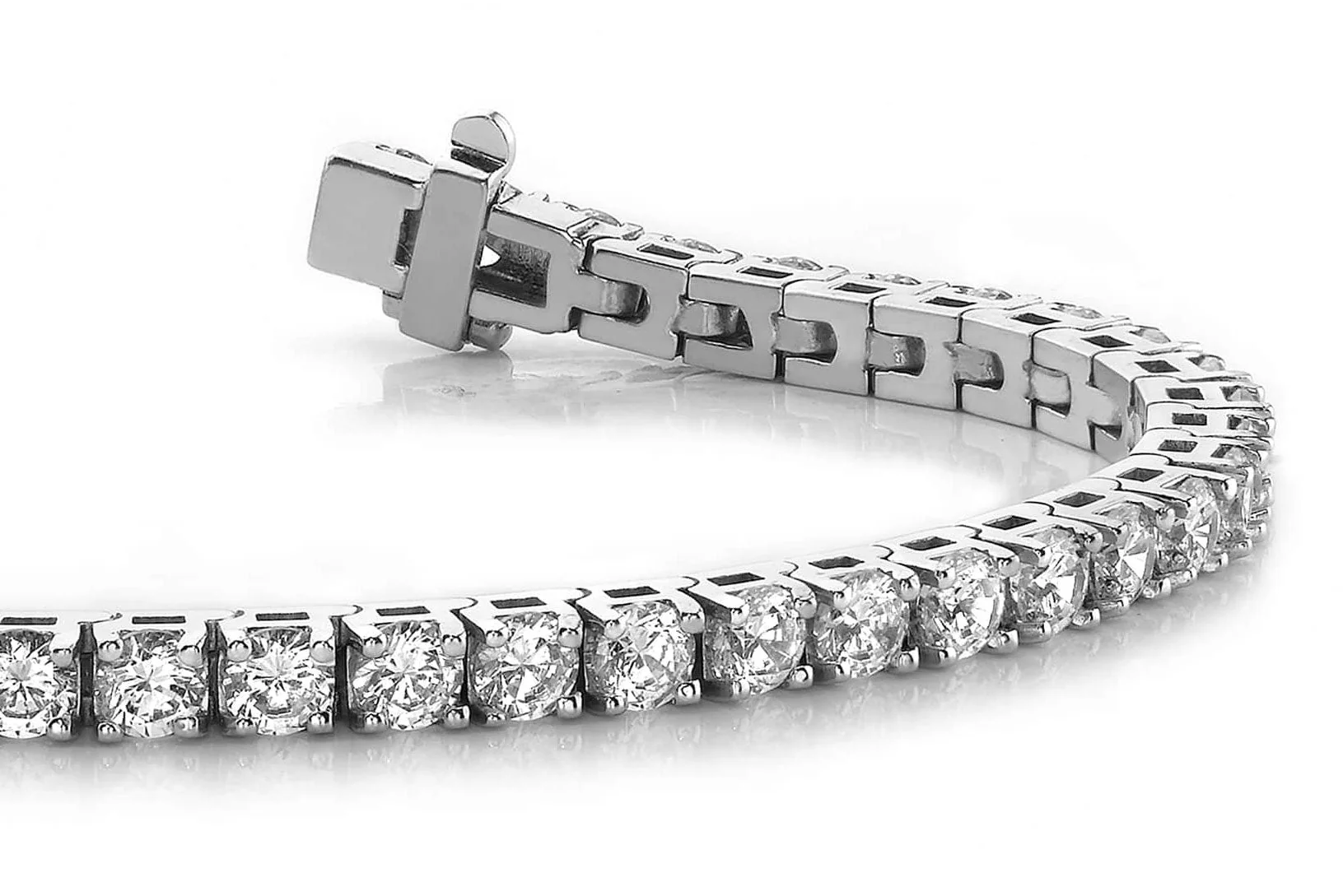 Timeless Four Prong Diamond Tennis Bracelet with 3.02 ct.(finished) 2.25mm