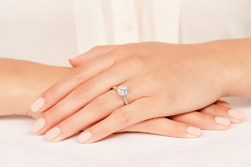 Timeless Love Diamond Engagement Ring with 1.39 ct. (1.00 ct. center diamond) - Image 3