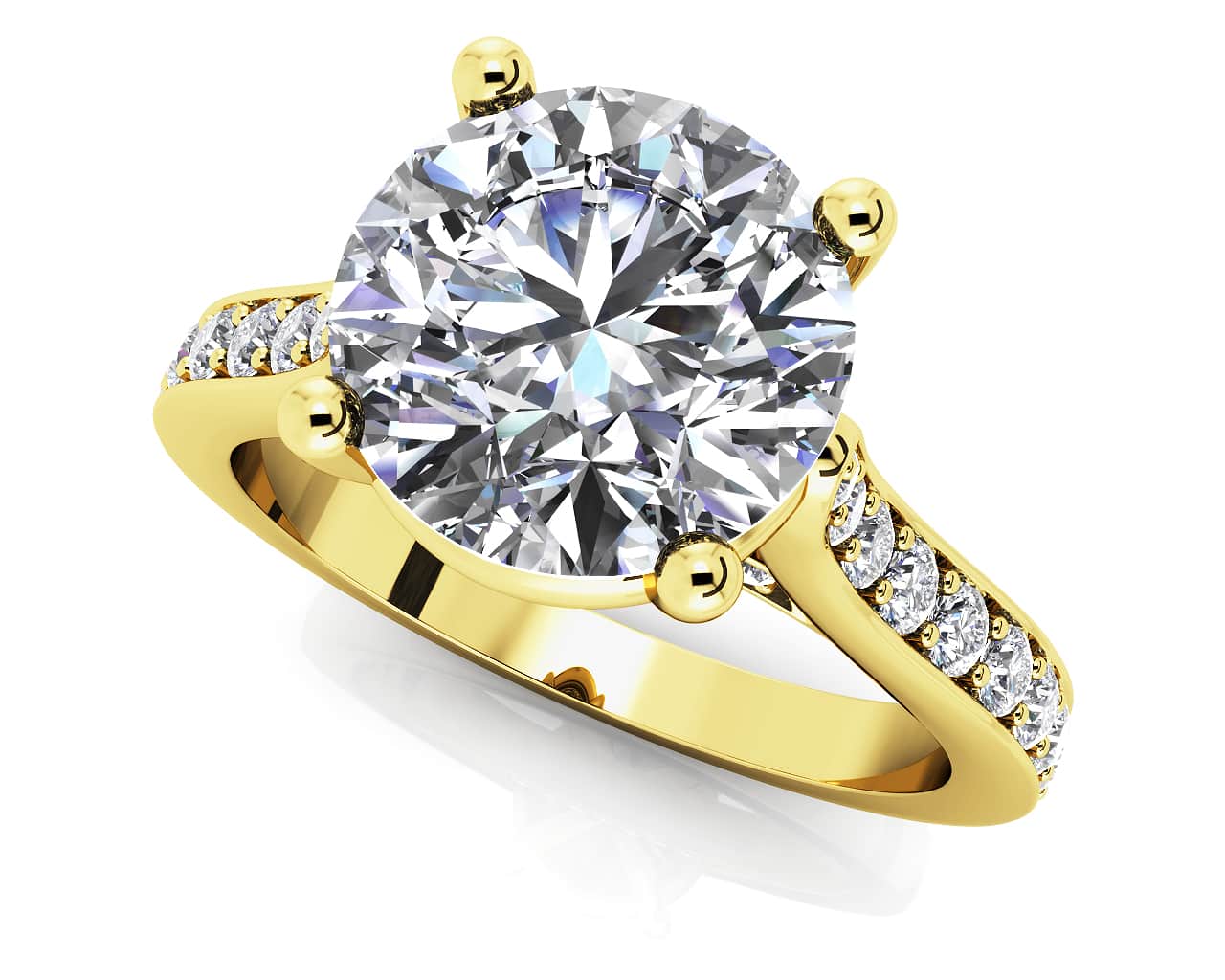 Timeless Love Diamond Engagement Ring with 1.64 ct. (1.25 ct. center diamond) - Image 2