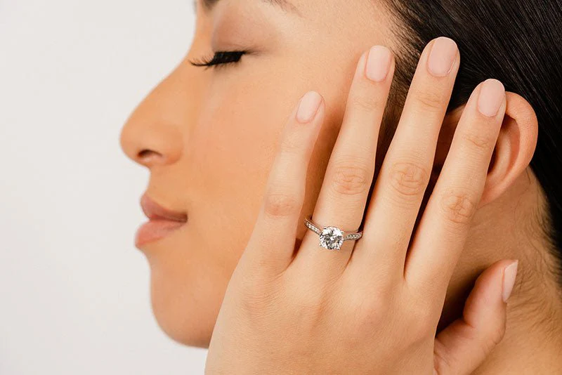 Timeless Love Lab-Grown Diamond Engagement Ring with 1.39 ct. (1.00 ct. center diamond) - Image 4