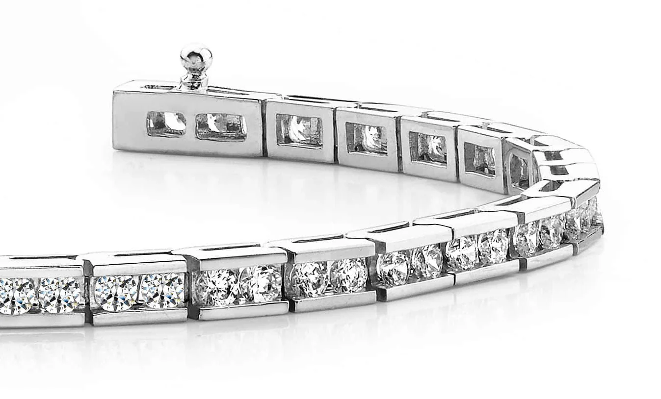 Timeless Roadway Diamond Tennis Bracelet with 5.04 ct.(finished) 3.0mm