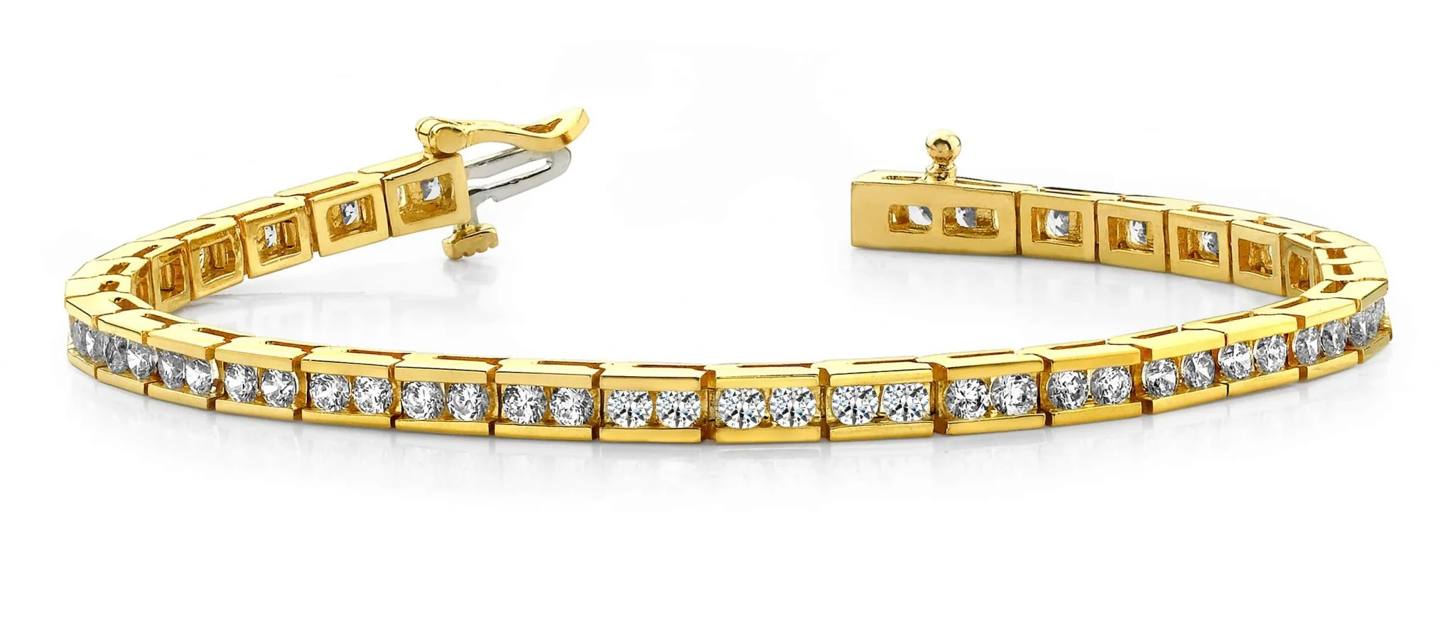 Timeless Roadway Diamond Tennis Bracelet with 5.04 ct.(finished) 3.0mm - Image 5