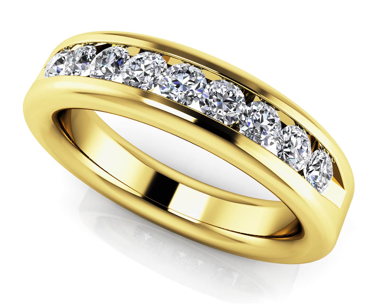 Traditional Diamond Channel Band Diamond  with 0.95 ct.(finished) 3mm - Image 2