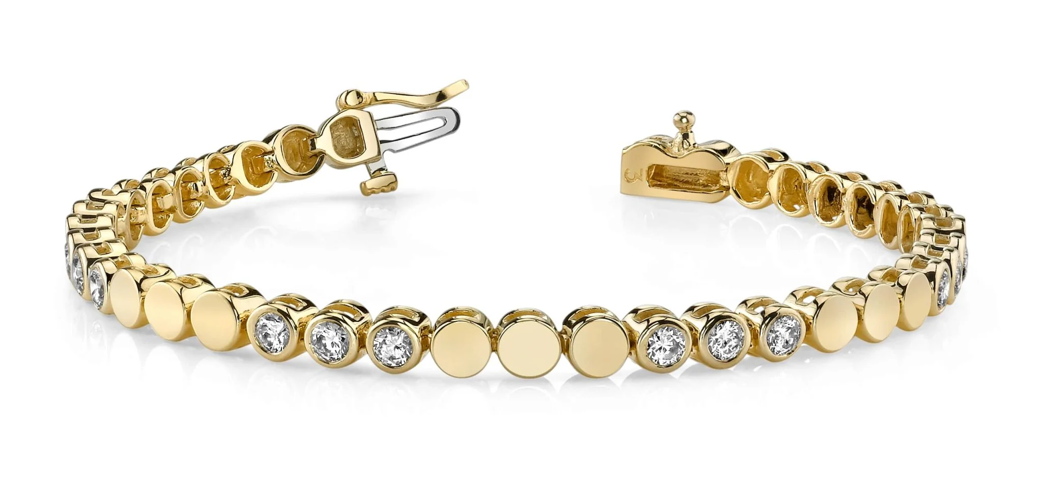 Triple Diamond Bracelet with 0.96 ct.(finished) 2.25mm - Image 3