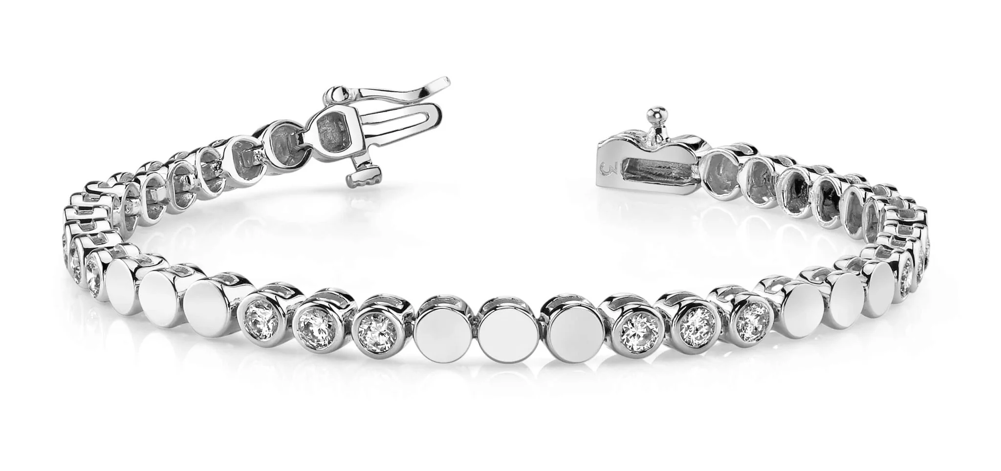 Triple Diamond Bracelet with 0.96 ct.(finished) 2.25mm - Image 4