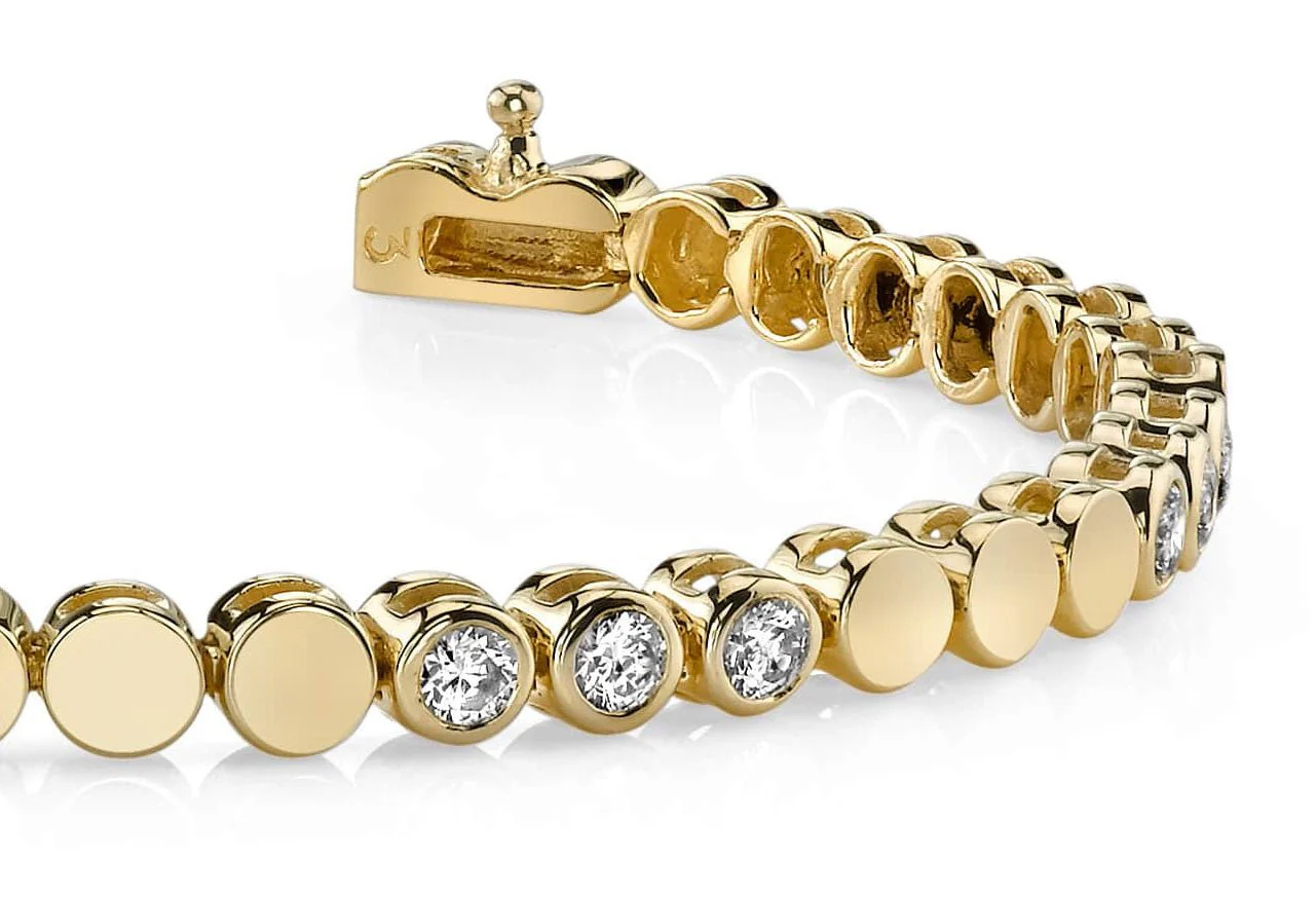 Triple Lab-Grown Diamond Bracelet with 2.55 ct.(finished) 3.5mm - Image 2