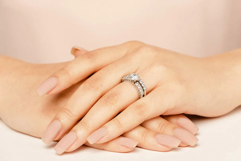 True Romance Lab-Grown Diamond Bridal Set with 2.58 ct. (1.50 ct. center diamond) - Image 5