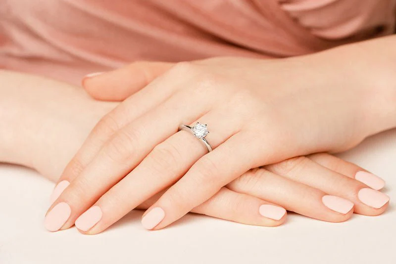 True Romance Lab-Grown Diamond Engagement Ring with 1.23 ct. (0.75 ct. center diamond) - Image 5