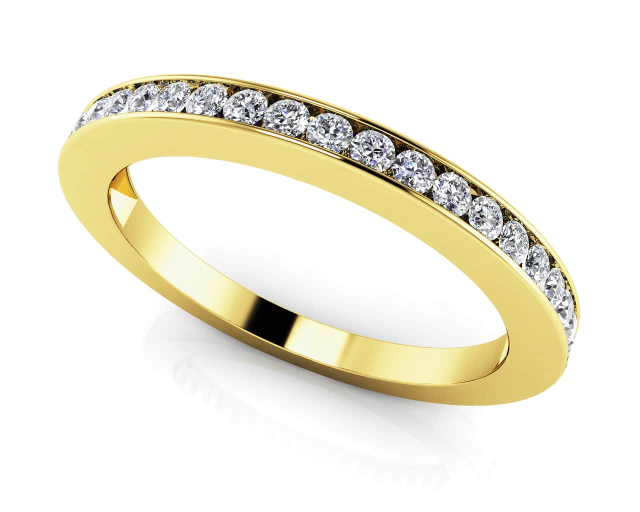 Twenty Channel Set Lab-Grown Diamond Anniversary Ring with 0.30 ct.(finished) 1.5mm - Image 2