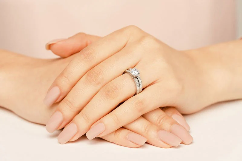 Twenty Five Hours A Day Lab-Grown Diamond Bridal Set with 1.13 ct. (1.00 ct. center diamond) - Image 5