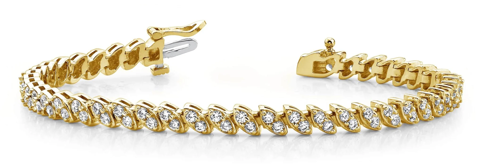 Two Peas In A Pod Lab-Grown Diamond Bracelet with 3.06 ct.(finished) 2mm - Image 5