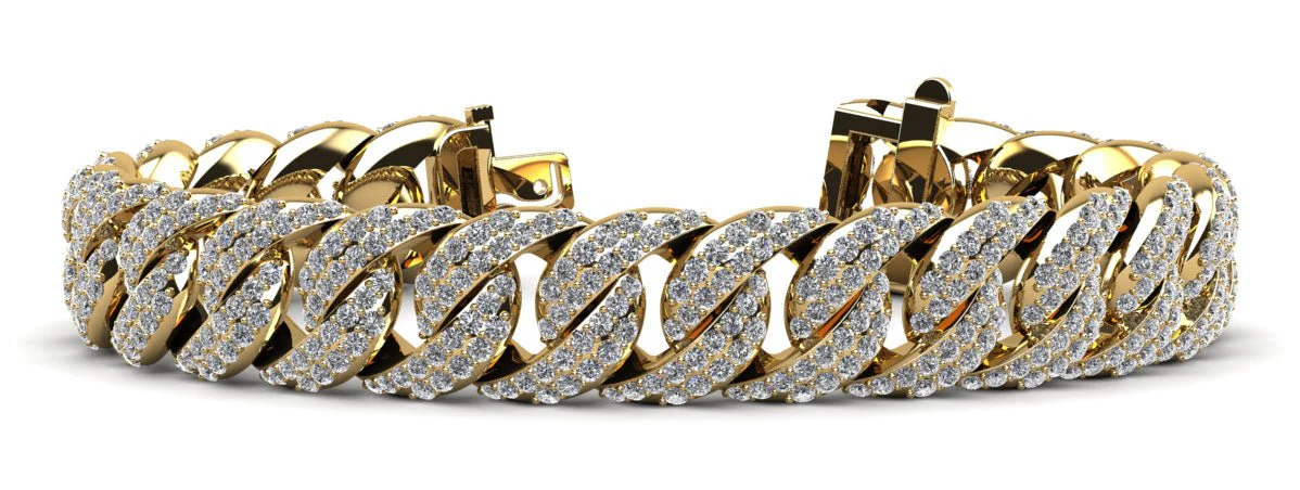 Two Row Graduated Lab-Grown Diamond Bracelet with 7.95 ct.(finished) 1.3mm, 1.4mm - Image 2