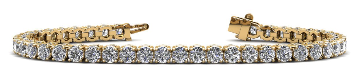 Ultimate Tennis Bracelet with Side Stones Diamond with 6.96 ct.(finished) 1.3mm, 3mm - Image 5