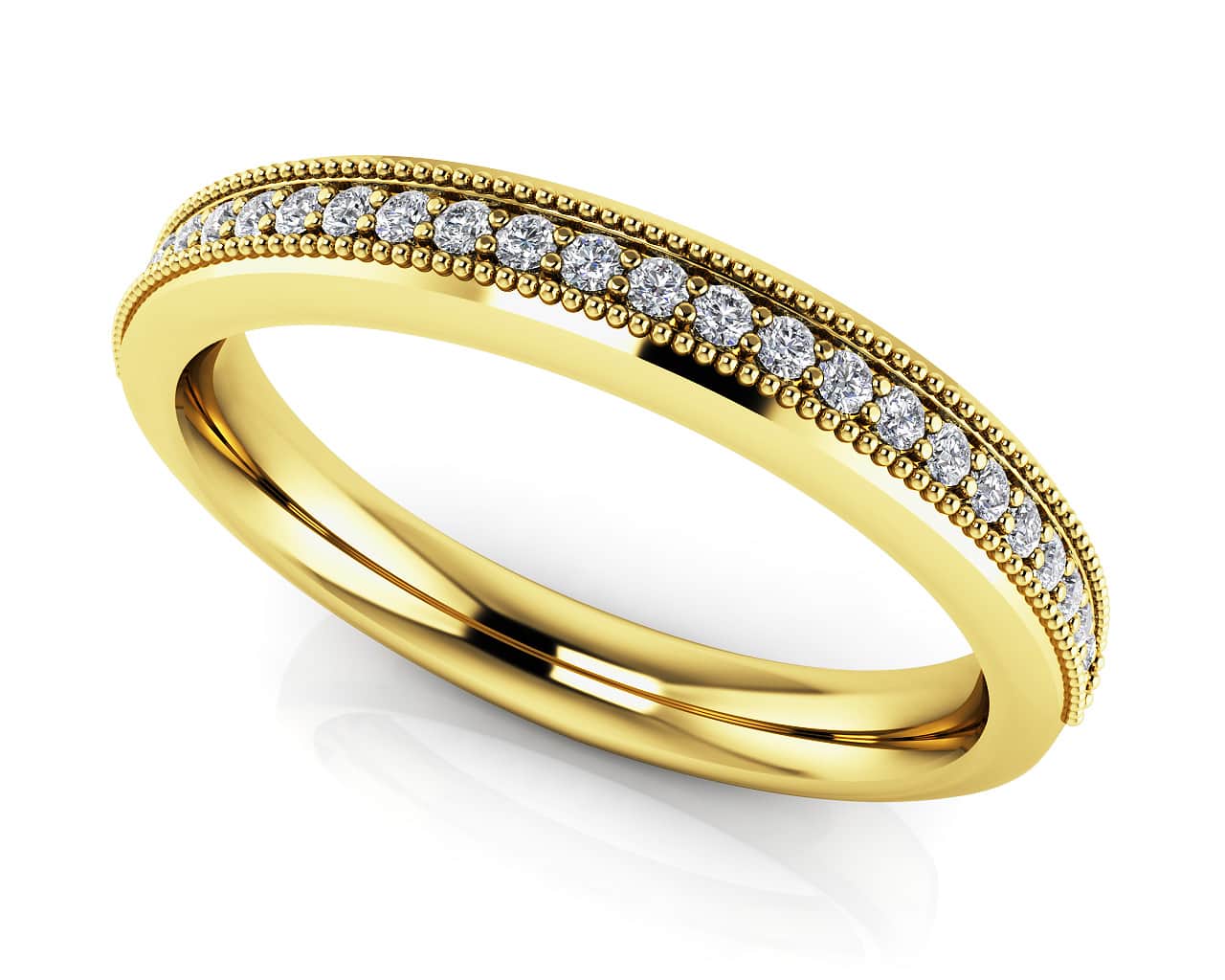 Vintage Beauty Matching Diamond Ring  with 0.13 ct.(finished) 1mm - Image 2