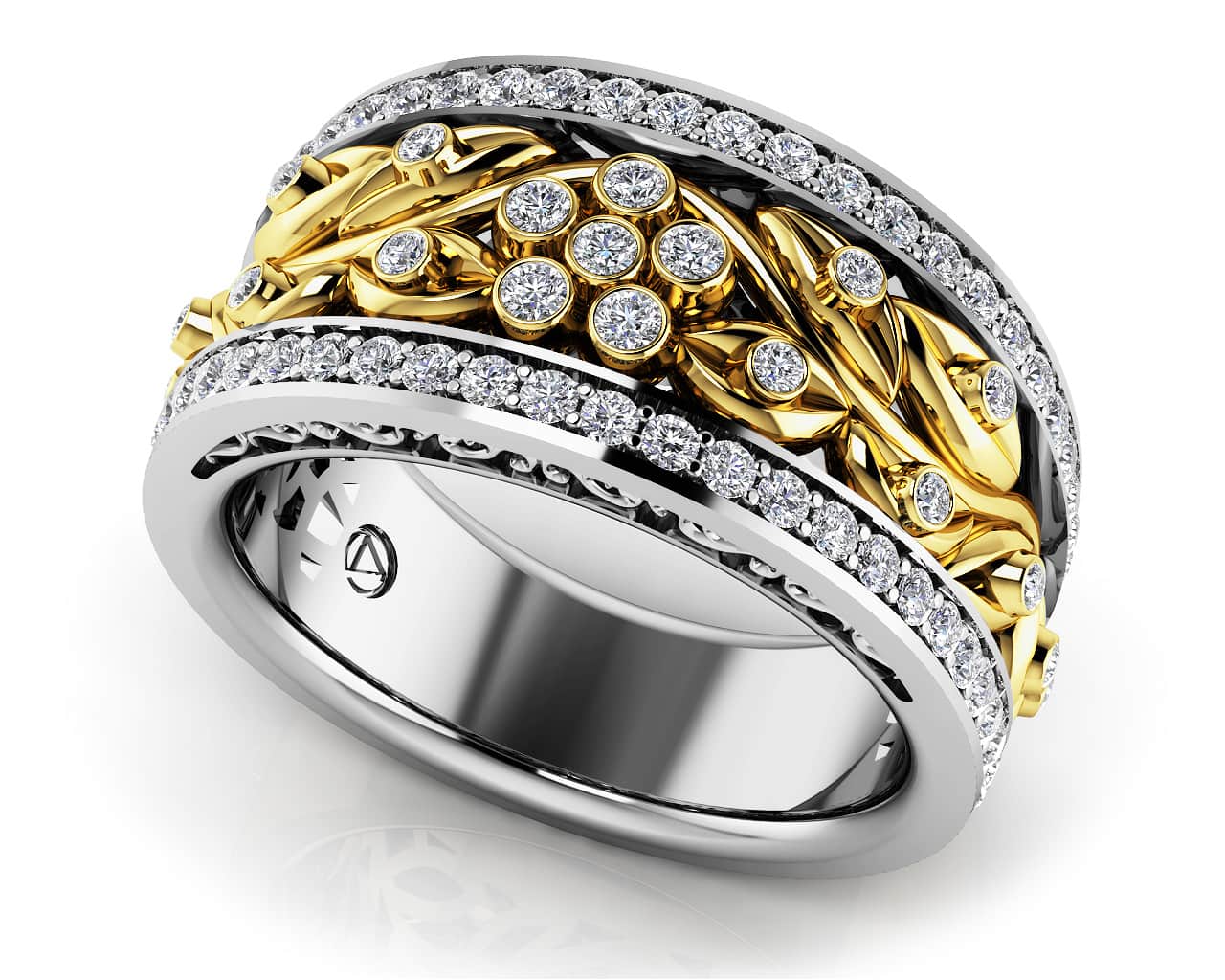 Vintage Inspired Lab-Grown Diamond Ring with 0.67 ct.(finished) 1.2mm, 1.5mm - Image 2