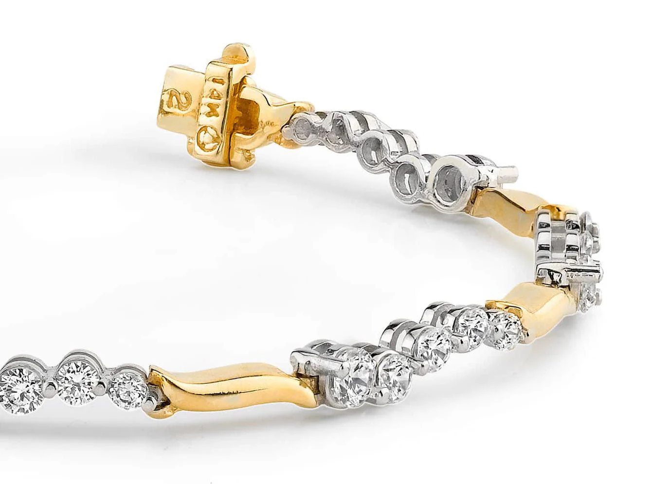 Wavy Journey Lab-Grown Diamond Bracelet with 2.51 ct.(finished) - Image 2