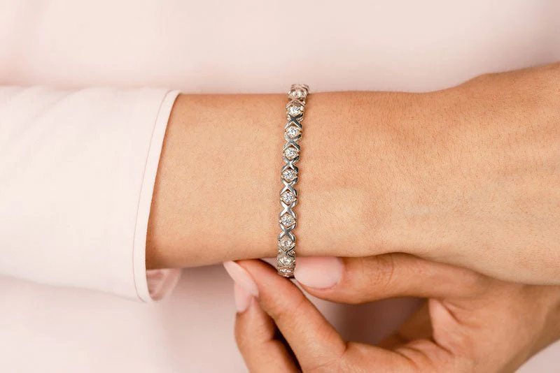 Xoxo Diamond Bracelet with 1.02 ct.(finished) 2.0mm - Image 3