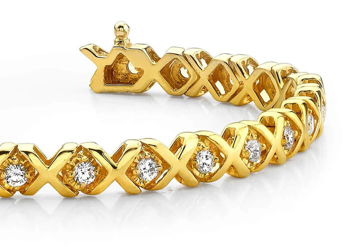 Xoxo Lab-Grown Diamond Bracelet with 1.02 ct.(finished) 2.0mm - Image 2