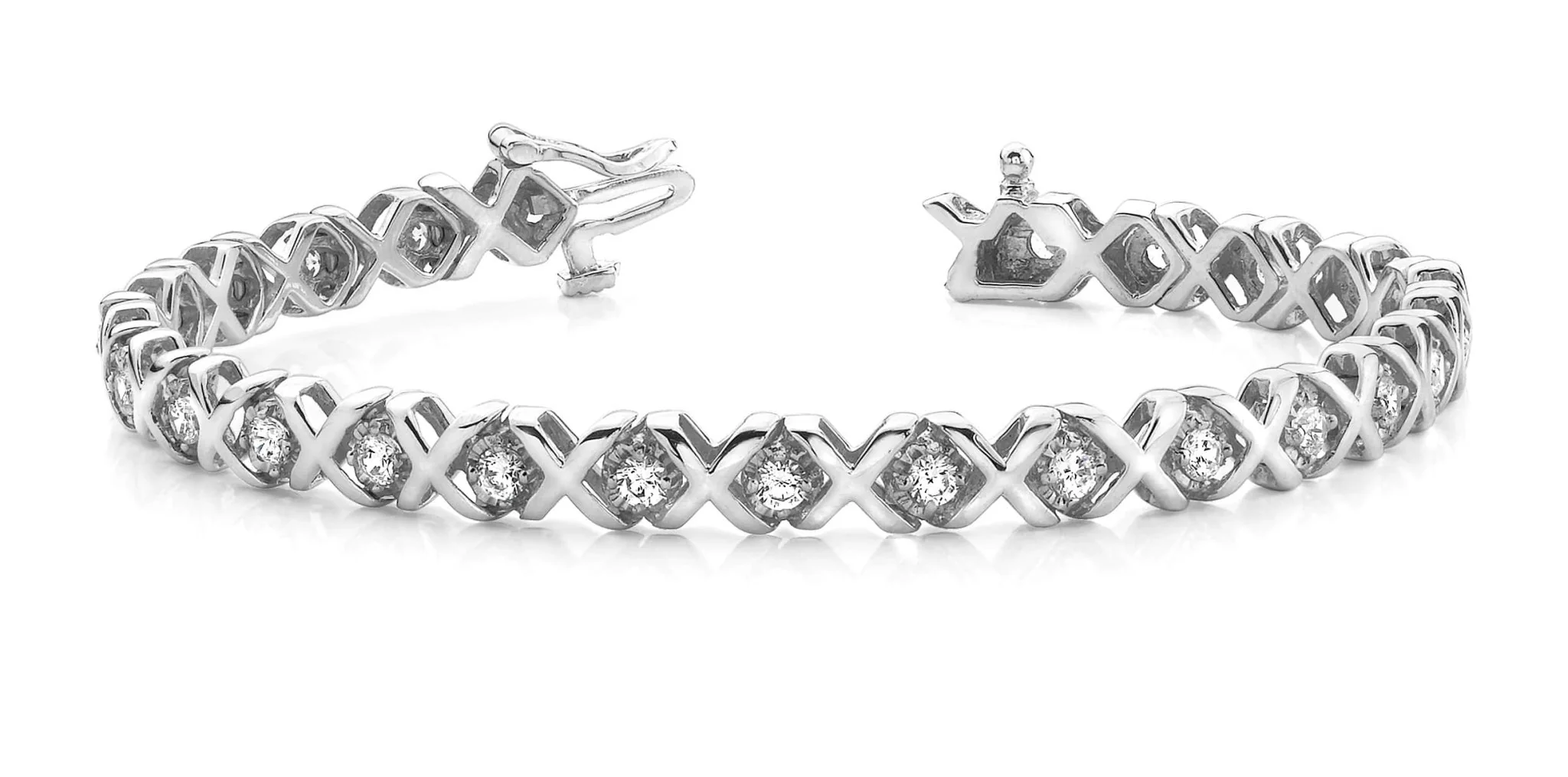 Xoxo Lab-Grown Diamond Bracelet with 1.02 ct.(finished) 2.0mm - Image 4