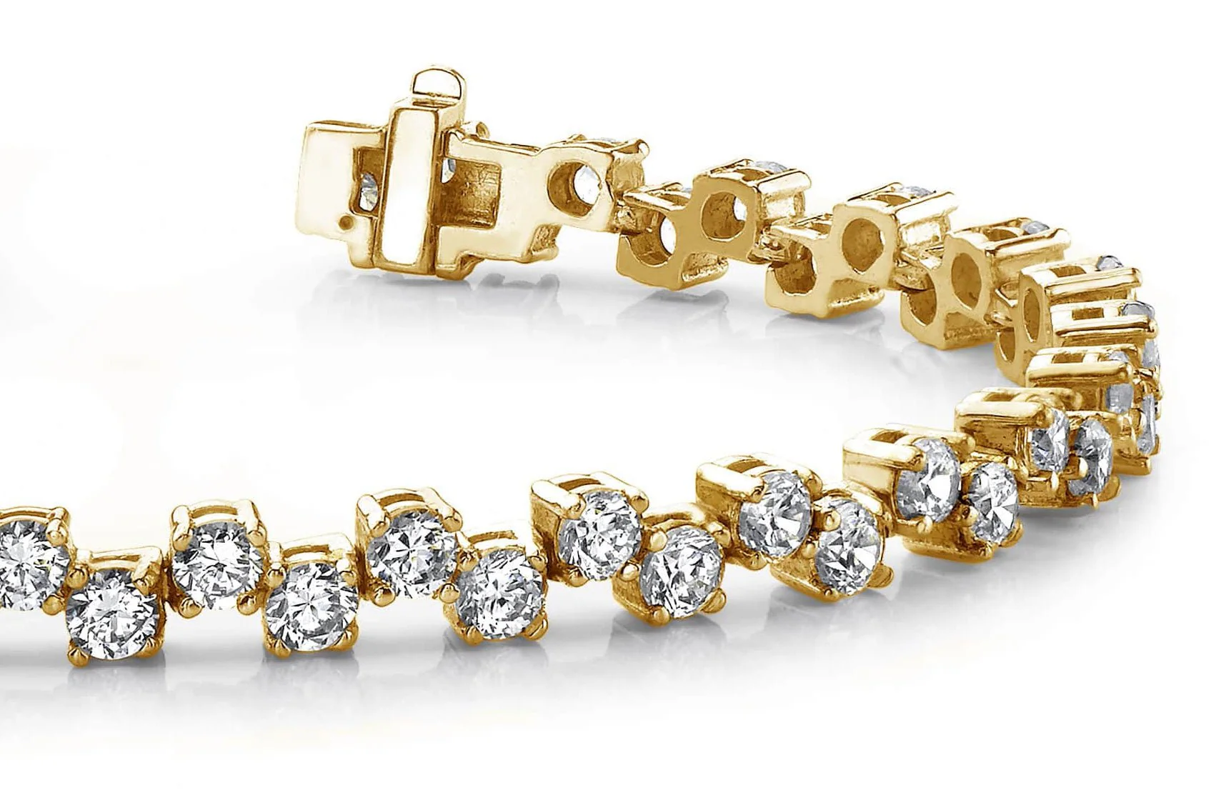Zig Zag Diamond Bracelet with 4.99 ct.(finished) 2.75mm - Image 2